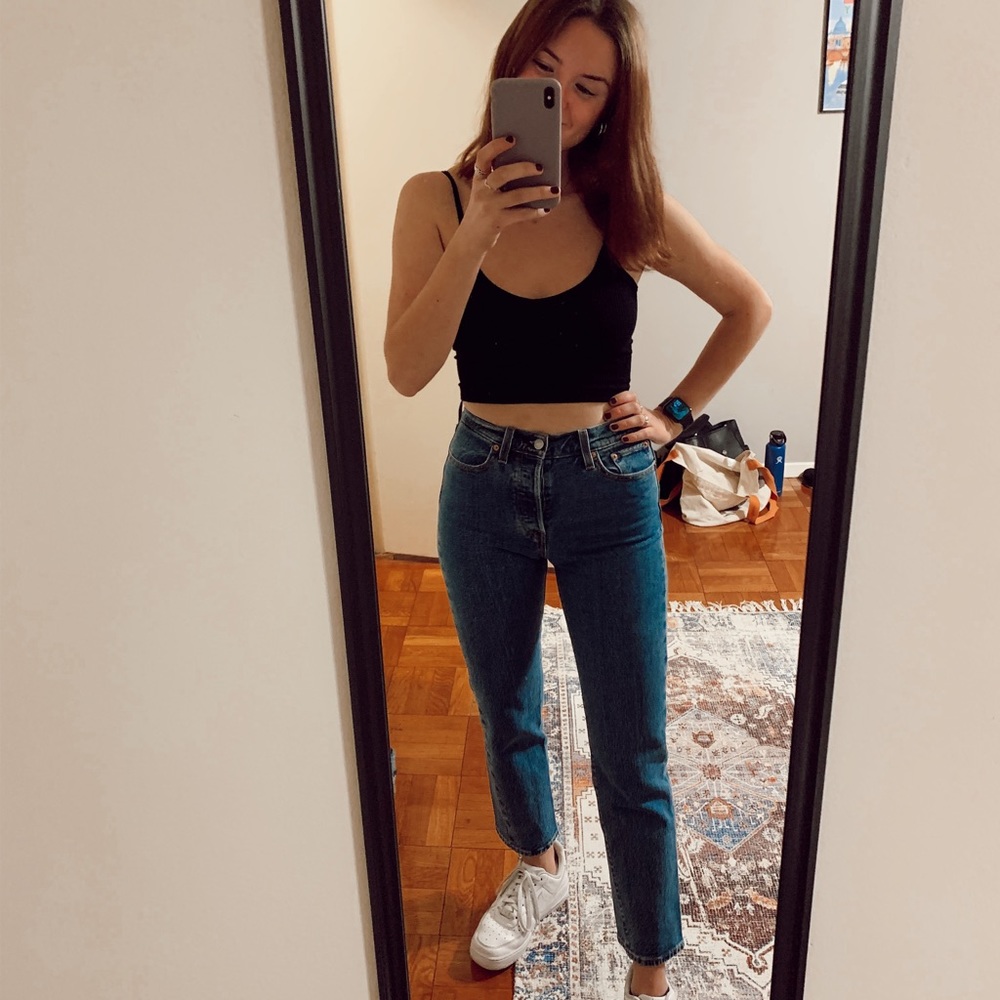 Wedgie Straight Levi Jeans